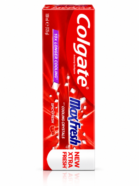 Colgate max fresh معجون اسنان احمر