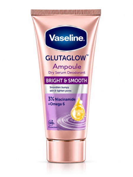 Vaseline GlutaGlow Bright & Smooth – مزيل عرق فازلين الوردي