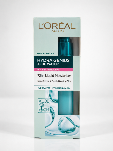 L’Oréal Paris Hydra Genius Aloe Water – مرطب سائل بالألوفيرا للبشرة الجافة والحساسه