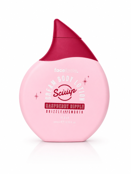 Face Facts Cream Body Lotion – Raspberry Ripple 💗  لوشن كريمي للجسم برائحة Raspberry Ripple