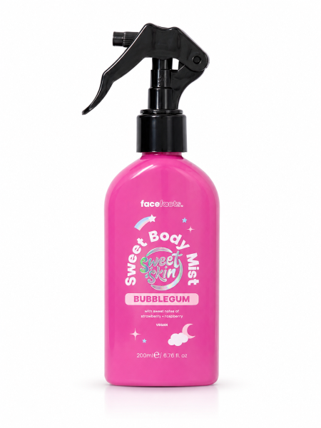 Face Facts Sweet Skin – Bubblegum Body Mist 🍬💗  بودي ميست للجسم برائحة العلكة الحلوة مع نفحات من الفراولة والتوت، 