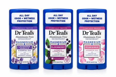 مزيل عرق دكتور تيلز بالمغنيسيوم – Dr Teal’s Aluminum Free Deodorant