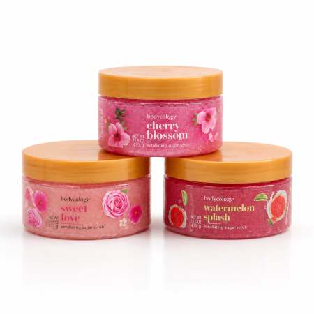 🌸 Bodycology Exfoliating Sugar Scrub – سكراب الجسم ✨ 