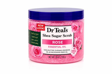 🌹 Dr Teal’s Shea Sugar Scrub – Rose ✨
