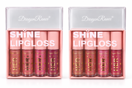 Dragon Ranee Shine Lip Gloss – طقم ليب جلوس 4 قطع