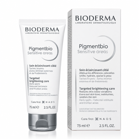 Bioderma Pigmentbio Sensitive Areas – كريم تفتيح للمناطق الحساسة 75 مل