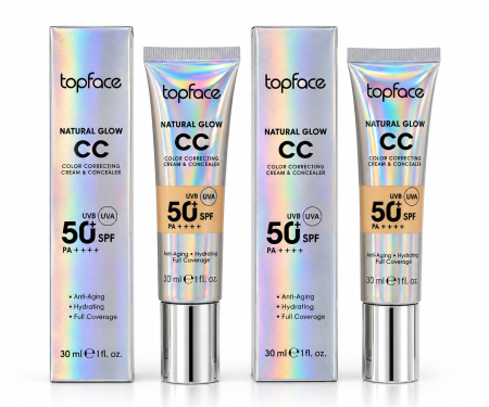 Topface Natural Glow CC Cream & Concealer SPF 50+ – 30ml