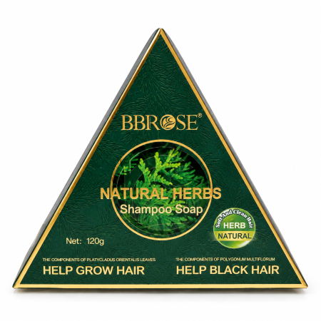 BBROSE Natural Herbs Shampoo Soap – صابونة شامبو بالأعشاب الطبيعية 120غ
