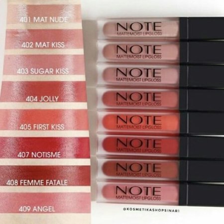 روج سائل مطفي نوت مات مويست – NOTE Matte Moist Lip Gloss